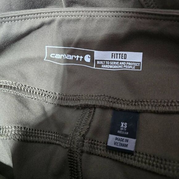 CARHARTT WORKWEAR 103609 Force Lightweight Utility Leggings Olive Green - Picture 5 of 6
